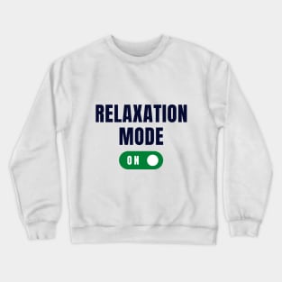 Relaxation mode on Crewneck Sweatshirt
